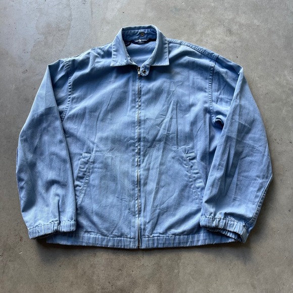 Ralph Lauren Other - Ralph Lauren Vintage 90s Harrington Jacket Blue Cotton Twill Mens Small